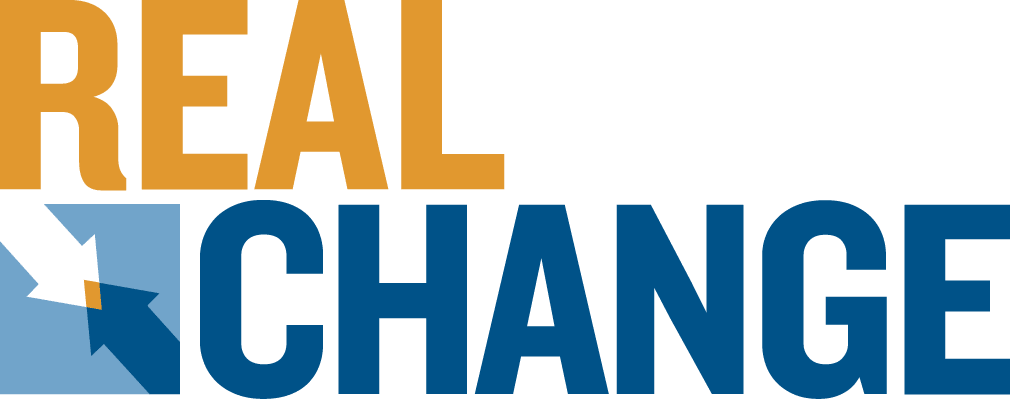 Real Change logo